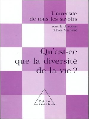 cover image of Qu'est-ce que la diversité de la vie ?